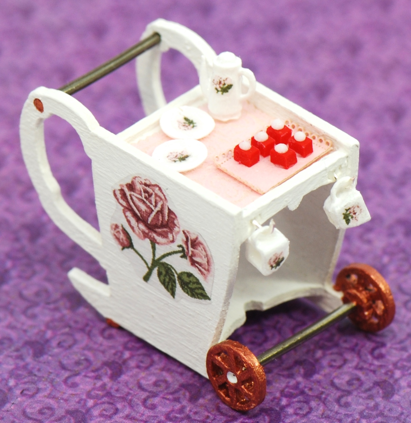 148 Tea Cart kit NEW! Stewart Dollhouse Creations